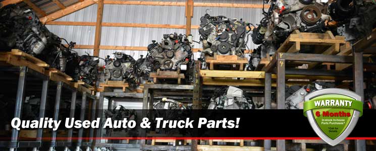 New & used auto parts for cars, trucks vans & SUVs